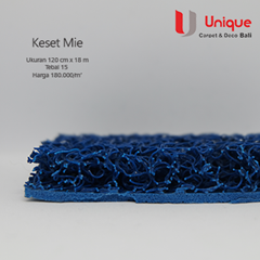 keset lantai mie bihun biru / keset karet / keset pvc / bali