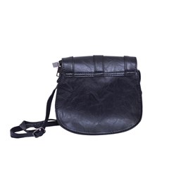 ht-02 fashion black mini pu shoulder bag