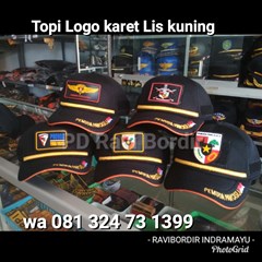 topi pemuda pancasila logo karet