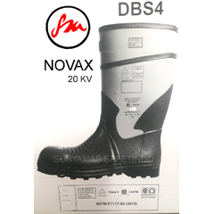 sepatu safety electrical boot/sepatu boot listrik novax 20kv dbs4