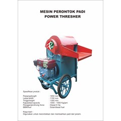 mesin perontok padi / power thresher