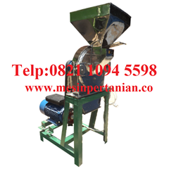 mesin penepung gula semut (disk mill) stainless steel - mesin penepung biji-bijian kapasitas mesin 650 kg / jam
