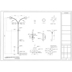 tiang pju octagonal 9 meter