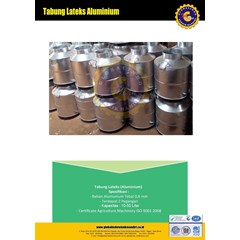 tabung lateks aluminium | ember sadap getah karet