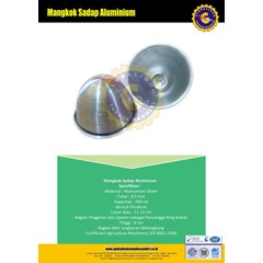 mangkok sadap getah karet aluminium