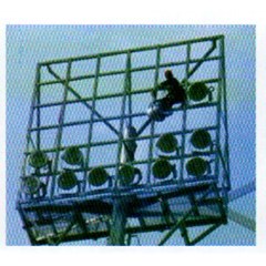 tiang lampu stadium ( flood lighting for stadiium )