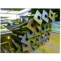 tiang lampu standard octagonal