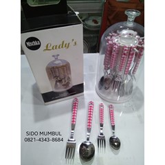 sendok garpu makan set gantung