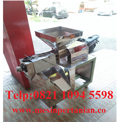 mesin pemeras pati sagu kapasitas mesin 150 kg/jam - mesin pertanian - mesin pengolahan sagu - mesin pemeras