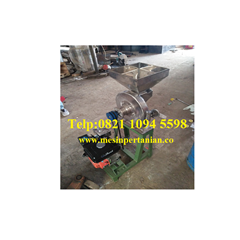 mesin penepung sagu (disk mill) stainless steel kapasitas mesin 450 kg/jam - mesin pertanian - mesin pengolahan sagu - mesin penepung biji-bijian