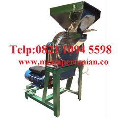 mesin penepung sagu (disk mill) stainless steel kapasitas mesin 650 kg/jam - mesin pertanian - mesin pengolahan sagu - mesin penepung biji-bijian