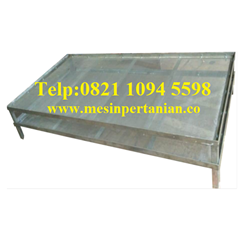 para-para rak pengering biji melinjo stainless - alat pengering biji-bijian - mesin pertanian - mesin pengolahan melinjo