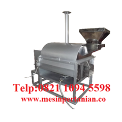 mesin sangrai  biji kemiri kapasitas mesin 10 kg / batch