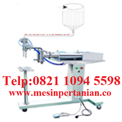 mesin pengisi (filler machine) - free standing semi auot double nozzles