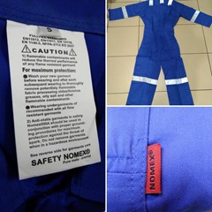 baju kerja anti api/flame retardant coverall safety nomex rompi safety