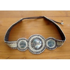 black mop shell belt / sabuk kerang hitam mop