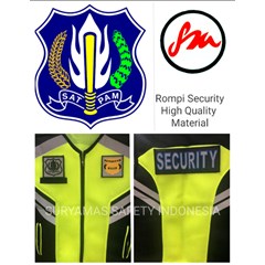 rompi security kwalitas bagus/rompi safety petugas keamanan 