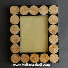 frame photo from capis shell / bingkai foto dari kerang capis