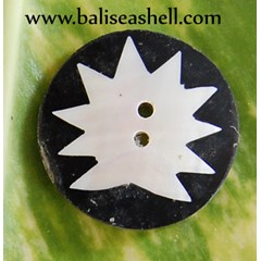 shell button from balinese art / kancing baju dari ukiran bali 