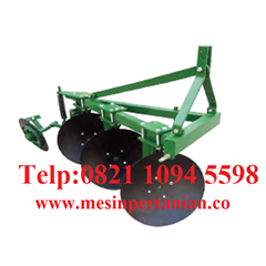 implement disc plough (bajak) - mesin pengolahan pisang