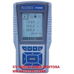 eutech pcd650 ph/mv/ion/cond/tds/salinity/do/°c/°f meter