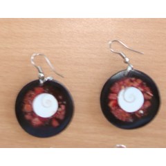 shell earring mosaic / anting kerang mosaic