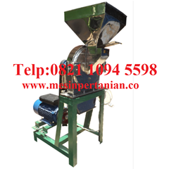 mesin penepung jagung (disk mill) stainless steel kapasitas mesin 55 kg / jam