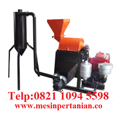 mesin penepung jagung with cyclone (hammer mill with cyclone) besi - mesin penepung biji-bijian
