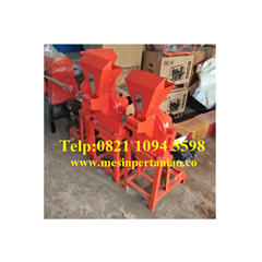 mesin penepung jagung (disk mill) besi kapasitas mesin 190 kg / jam - mesin penepung biji-bijian
