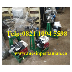 mesin penepung jagung (disk mill) stainless steel kapasitas mesin 450 kg / jam