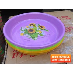 baki bulat plastik gambar calista