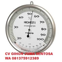 sato highest i hygrometer with thermometer