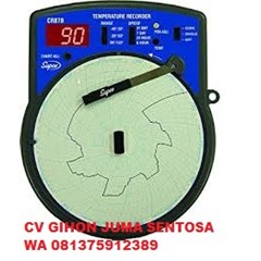 supco temperature circular chart recorder