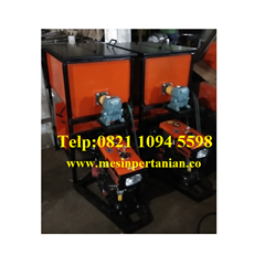 mesin mixer besar pengaduk adonan pelet kapasitas 300 kg / batch