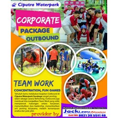 outbound karyawan di ciputra waterpark 