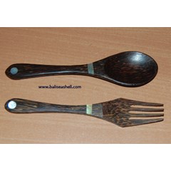 shell coco spoon art set / seni sendok tempurung kelapa