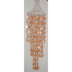wind chimes capiz shell / lonceng angin kerang capiz