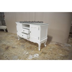 kerajinan kayu cabinet dandelion with glass
