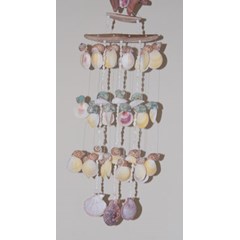 shell wind chimes / kerajinan lonceng angin dari kerang