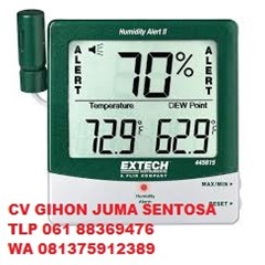extech 445814 hygro thermometer humidity alert with dew point