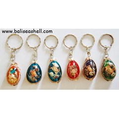 shell key ring / gantungan kunci kulit