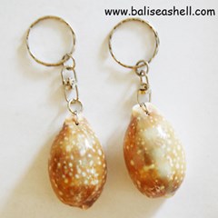 kerajinan gantungan kunci kulit / shell key ring