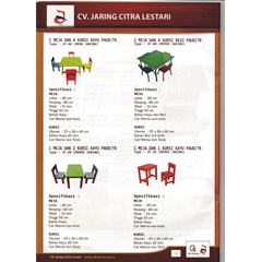 set meja sekolah paud
