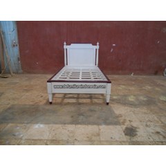 kerajinan kayu bed single naoko
