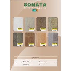 lantai vinyl hyundai sonata tebal 1,5 mm