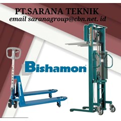pt sarana teknik bishamon pt. sarana hand pallet model bm 30 m stacker stockis in jakarta