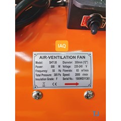 air ventilation portable ventilator 12inch 220v 1phase
