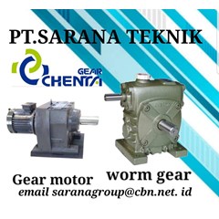 chenta worm gear  gearmotor reducer -  pt sarana teknik