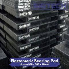 elastomeric bridge bearing pads 500 x 300 x 40 mm