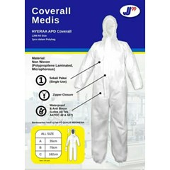 baju hazmat alat pelindung diri ( apd ) bahan microporous 